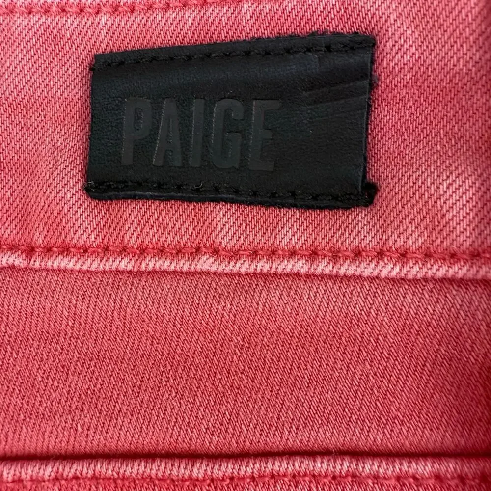 Paige Jeans Women's 28 (6) Vintage Wild Flower (Pink) Verdugo Ankle Skinny - Picture 7 of 15